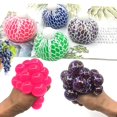 thumbnail image 1 of 4pcs Randomly Mesh Squishy Balls Stress Relief Squeeze Grape Balls Relieve Pressure Balls, 1 of 4