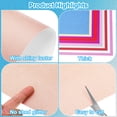 thumbnail image 3 of Uxcell 20Pcs Glitter Cardstock Paper, 250gsm Sparkly Paper Rose Gold 10x10 inch, 3 of 6