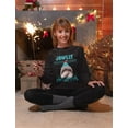thumbnail image 2 of Tstars Womens Ugly Christmas Sweater Jawlly Christmas Xmas Party Shark Christmas Gift Funny Humor Holiday Shirts Xmas Party Christmas Gifts for Her Women Sweatshirt Ugly Xmas Sweater, 2 of 6