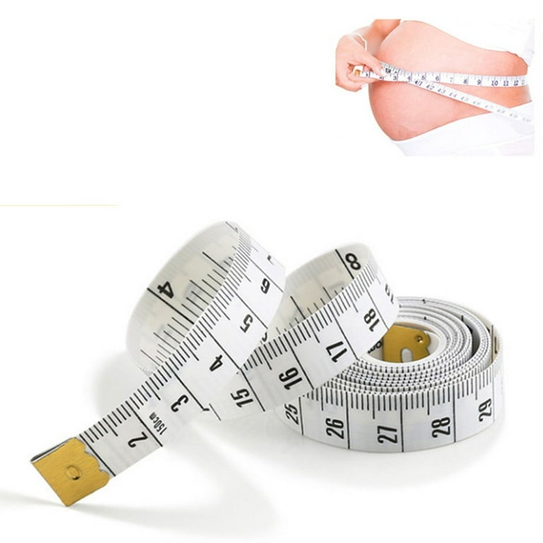 Sufanic 4.92ft Tailor Seamstress Sewing Diet Ruler Tape Measure Brass Ends Dressmakers New, Size: 60 in