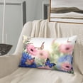 thumbnail image 5 of Goofa Butterfly And Flowers Pattern Pillow Case – Plush & Soft Cushion Cover, Hypoallergenic Throw Pillow Case for Comfortable Sleep with Envelope Closure-16"x24", 5 of 6