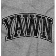 thumbnail image 2 of Funny Sleep Varsity Athlete Yawn Joke Crewneck T Shirts Boy Girl Teen Brisco Brands M, 2 of 6