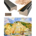 thumbnail image 5 of DECORARTS - Sea and Cliff (1885) by Pierre-Auguste Renoir Art Reproduction. Oversize Solid Wooden Frame Matching with Giclee Prints Canvas Wall Art. Total size: W 43" x H 35", 5 of 6