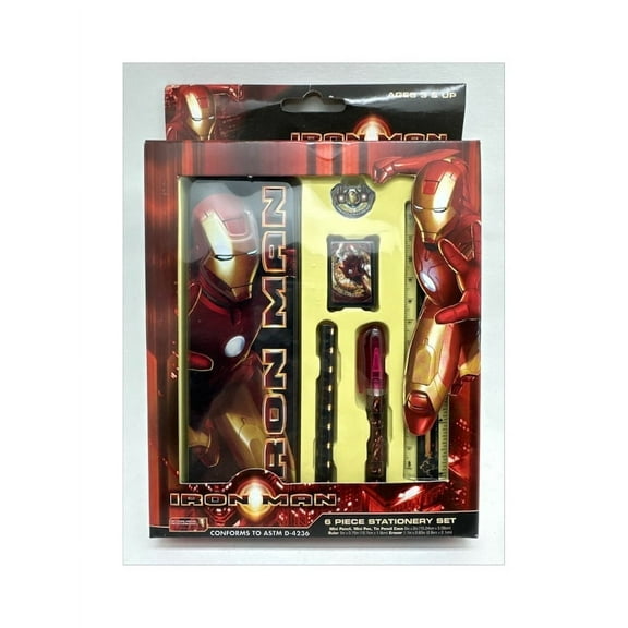 Marvel Iron Man 6 pcs Stationery Set