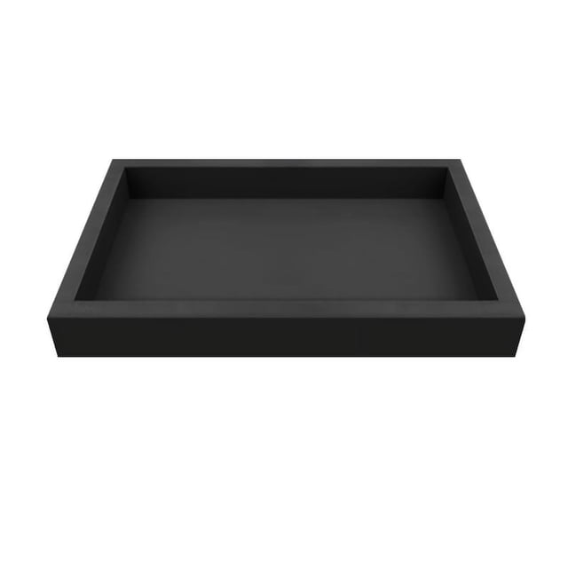 Bandeja de plástico cuadrada para macetas, bandeja para macetas de bonsái, bandeja de agua de madera y plástico de PVC, bandeja para bonsái para decoración del hogar