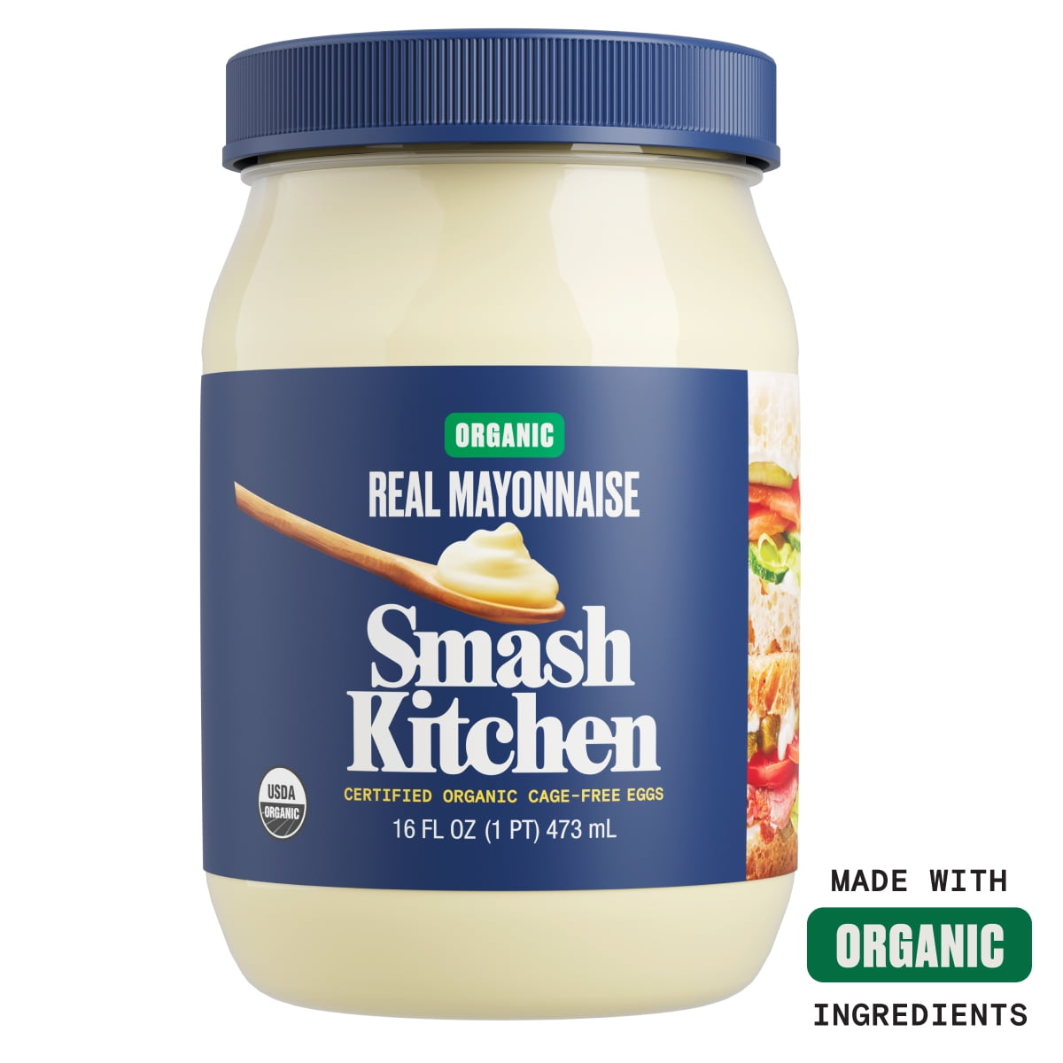 Great Value Mayonnaise, 15 fl oz Jar, Smooth Texture, 90 Calories
