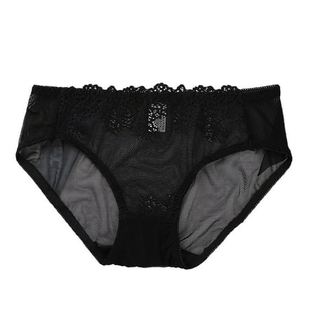 

EUHDSSDE Follure Women s Fashion Mesh Low Waist Lace Refreshing Breathable Solid Underpants