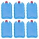thumbnail image 2 of Paquete de 6 bloques de hielo para enfriar, bloques de hielo reutilizables para congelar, paquetes de hielo para acampar al aire libre y barbacoas., 2 of 9