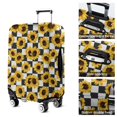 thumbnail image 5 of Black White Checker Sunflower Pattern Luggage Cover Fashion Suitcase Cover Baggage Covers Fit 25-28 Inch Luggage (Go Travel), 5 of 5