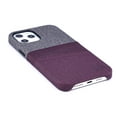 thumbnail image 3 of Dockem Wallet Case for iPhone 12 Pro Max; Built-in Metal Plate, 2 Credit Card Slots, Luxe M2, Maroon/Grey, 3 of 9