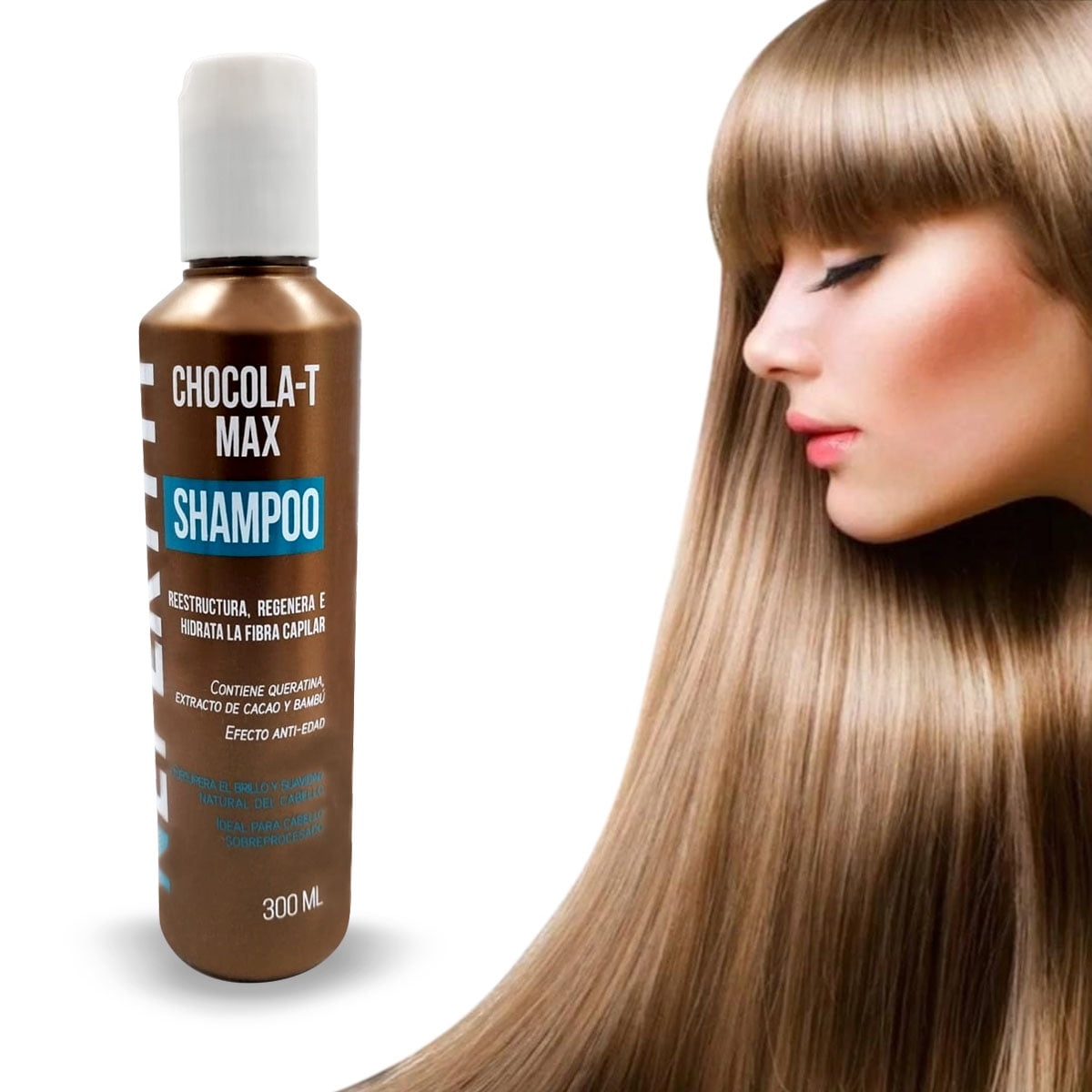 Cabello Crema Alaciadora Nutrapel Chocolate Crema Para