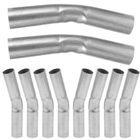 HOMEMAXS  10 Pcs Greenhouse Connector Tube Kit Replacement Parts Silver