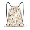 thumbnail image 1 of Bingfone Cute Dog Drawstrings Backpacks Bags for Men Women Gym Drawstrings Bag-Medium, 1 of 6