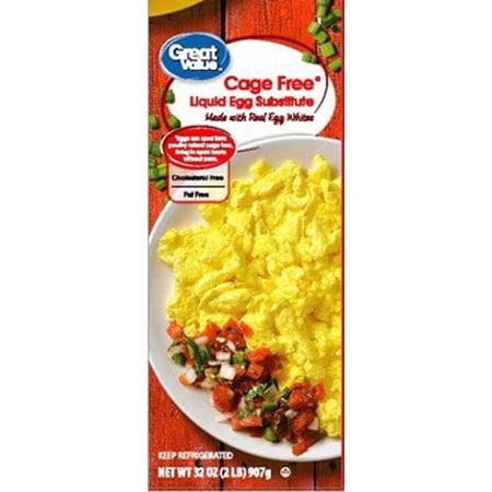 Great Value Cage Free Liquid Egg Substitute, 32oz