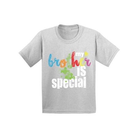 Awkward Styles My Brother Is Special Youth Tshirt Autism Awareness Shirts Autism Puzzle T Shirt Kids Autism Tshirt Family Autism Awareness Autistic Pride Gifts Autism Shirts for Kids Autism