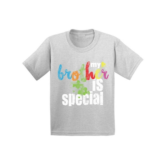 Awkward Styles Autism Awareness Shirt for Kids My Brother Is Special Design