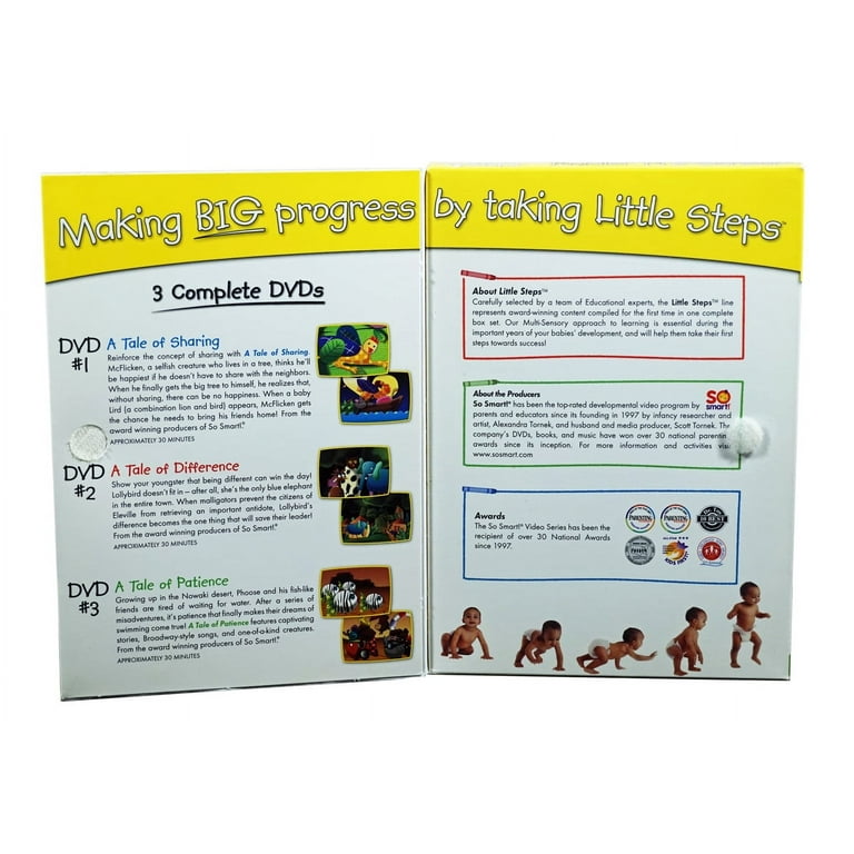 Little Steps Toddler Pre-School 3 King Otis DVD Set - A Tale
