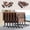 Walnut2 70.8in, variant on Folding Conference Room Table, Modern Mobile Training Tables with Silent Wheels, Modular Seminar Meeting Desk for Office (W2 61.0in 6)