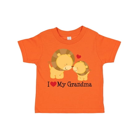 

Inktastic I Love My Grandma Gift Toddler Boy or Toddler Girl T-Shirt