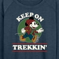 thumbnail image 3 of Mickey & Friends - Keep On Trekkin - Women's Lightweight French Terry Long Sleeve Shirt, 3 of 5