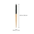 thumbnail image 2 of BESTYASH 2 Pcs Petite Brosse Ronde en Bois Kaki pour Coiffeurs Femmes, 2 of 8