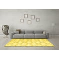 thumbnail image 3 of Ahgly Company Indoor Rectangle Abstract Yellow Contemporary Area Rugs, 8' x 12', 3 of 4