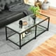 thumbnail image 2 of Mesa de Centro Vidrio Moderna Negro FurnitureR Moderno, 2 of 8