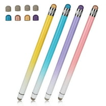 TSV Universal Stylus, 2 in 1 Stylus Pen High Sensitivity and Precision, Touch Screen Pens for All Touch Screens, Cell phones, iPad, Tablets, Laptops with Replacement Tips