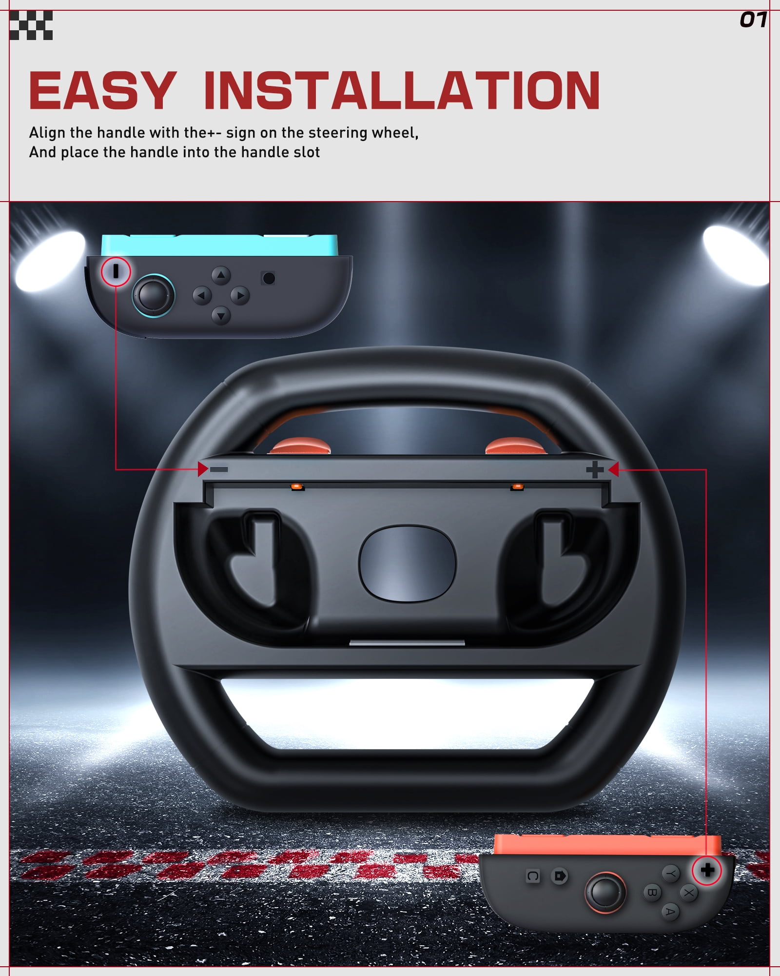 i-Blason Steering Wheel for Nintendo Switch 2 Thailand | Ubuy