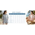thumbnail image 7 of Womens Striped Sets 2 Piece Short Sleeve Button Down Top and Shorts Lounge Wear Outfits, 7 of 7