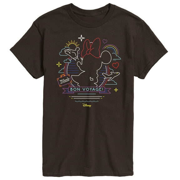 Disney - Minnie Mouse - Bon Voyage on the Cruise - Men's Short Sleeve Graphic T-Shirt