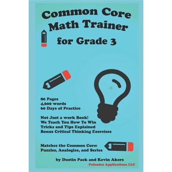 Pre-Owned Common Core Math Trainer for Grade 3 (Paperback)