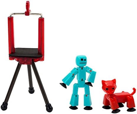 Toy Shed TST615A Stikbot Studio Series 2  1 Stikbot  1 Animal  1 Tripod, Multicolor