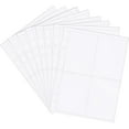 ITSELFER 50pcs Trading Card Sleeves Card Pockets Trading Card Protector