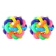 thumbnail image 1 of 2 pelotas de goma tambaleantes y nobbly para cachorros y gatos, juguete interactivo con cascabeles para perros. 7cm, 1 of 8