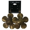 thumbnail image 2 of Flower Antique Dangle-Earrings  With Bead Accents Gold-Tone Color #LQE3744, 2 of 2