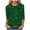 AG, variant on St.Patricks Day Shirts Women 3/4 Sleeve Tshirt Blouses Funny Shamrock Irish Shirts Tops Outfits Clothes,Size M