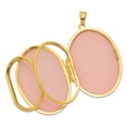 thumbnail image 4 of 14k Yellow Gold 38mm Large Oval Locket Pendant, 4 of 5