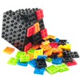 thumbnail image 3 of Cubo de bloques de construcción rompecabezas desmontable, Cubo mágico profesional, juguetes educativos, regalos Diy, 3x3x3, 3 of 3