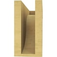 thumbnail image 4 of 4"W x 12"D x 8"H Classic Del Monte Rough Cedar Woodgrain TimberThane Corbel, Primed Tan, 4 of 6