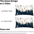 thumbnail image 6 of Navy Blue White Gray Lumbar Pillow Covers 12X20 Inch Set of 2 Watercolor Abstract Graffiti Decorative Pillow Cases Neutral Minimali Cushion Case Morden Home Decor for Sofa Couch Porch Outdoor, 6 of 6