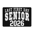 thumbnail image 1 of Retro High School First Day Sign for 2026 - Indoor Hanging for Dorm Room and Home, 1 of 4