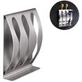 thumbnail image 1 of Wall Mounted Toothbrush Holder, Stainless Steel Razor Holder Storage, Self Adhesive Toothbrush Holder for Bathroom Shower Organizer, 1 of 1