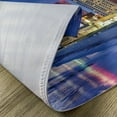 thumbnail image 5 of Ambesonne City Place Mats Set of 4, Resort Casinos on Shore, Standard Size, Violet Blue Pink Yellow, 5 of 6