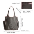 thumbnail image 2 of Foldable Tote Bag Large Capacity Waterproof Reusable Portable Storage Bag, 2 of 7