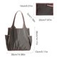 thumbnail image 3 of Bolsa de compras plegable | Bolsa reutilizable con portabotellas | Bolso de hombro impermeable de gran capacidad para la compra, viajes y uso diario, 3 of 7