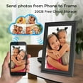 thumbnail image 5 of Sungale 10.1” IPS HD Cloud Digital Photo Frame with Easy Setup and Instant Photo Sharing - Touch Screen, 16GB Internal Storage/ 20GB Free Cloud Storage, Computer/ App Remote Manage, Auto-Rotate, 5 of 5
