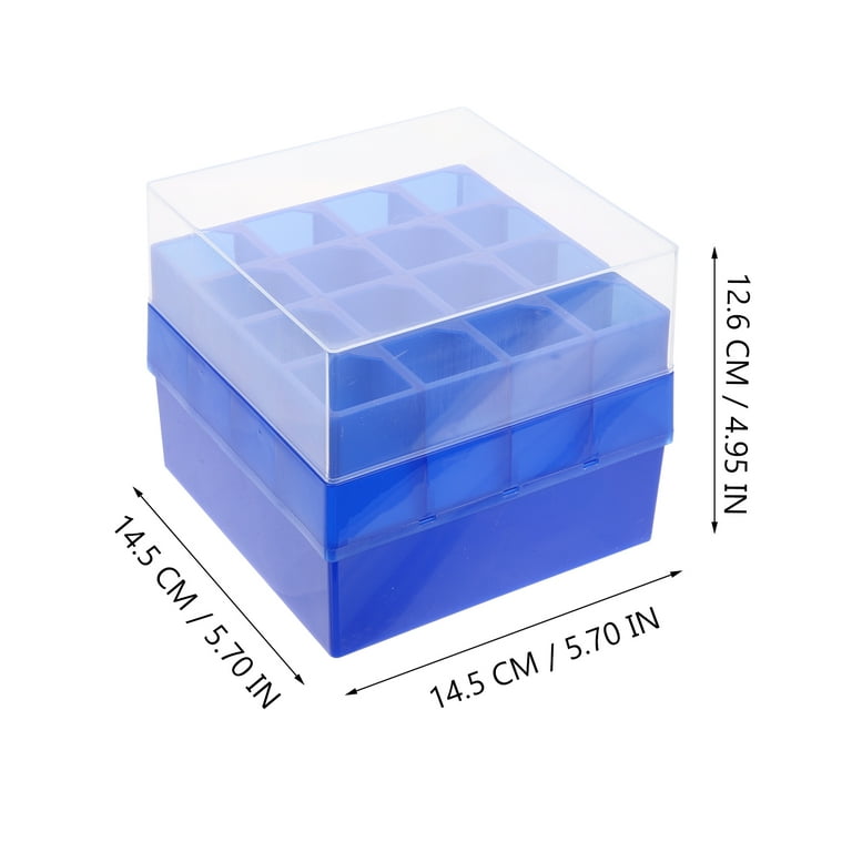 Vial Holder Centrifuge Tube Freezer Storage Box Laboratory Test Tube Holder  Rack Freezer Container 