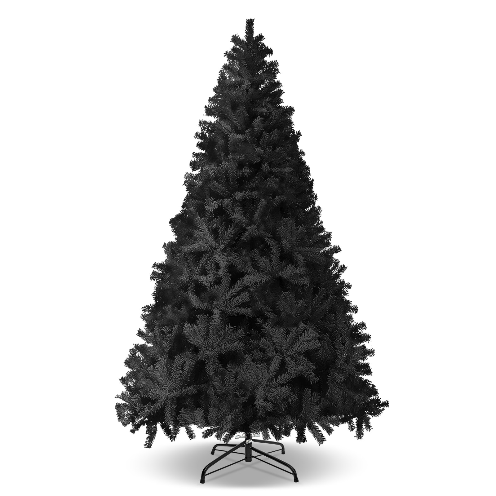 YardGrow Artificial PVC Unlit Hinged Christmas Tree Full Spruce Xmas