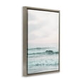 thumbnail image 4 of Stupell Industries Teal Sea Tide Nautical & Beach Photography Brown Floater Framed Canvas Art Print Wall Art, 17 x 25, 4 of 10